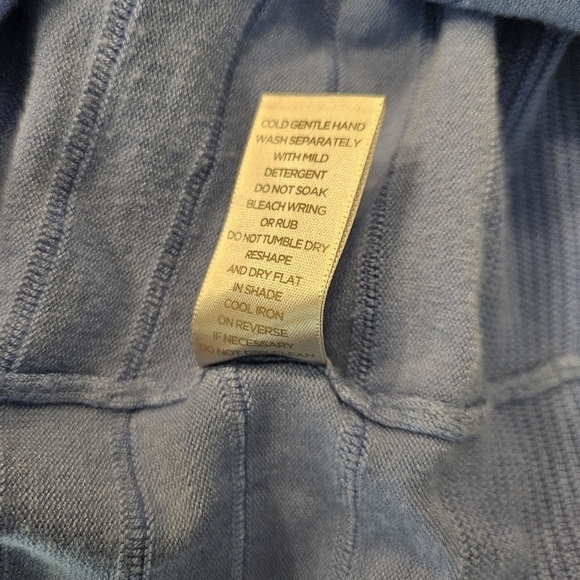 Avenue Women's Sky Blue Open Front Cardigan Sweater Size 14/16 - Picture 8 of 8